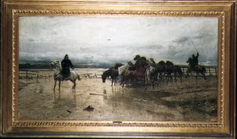Butteri nella campagna romana - Museo di Capodimonte, Napoli